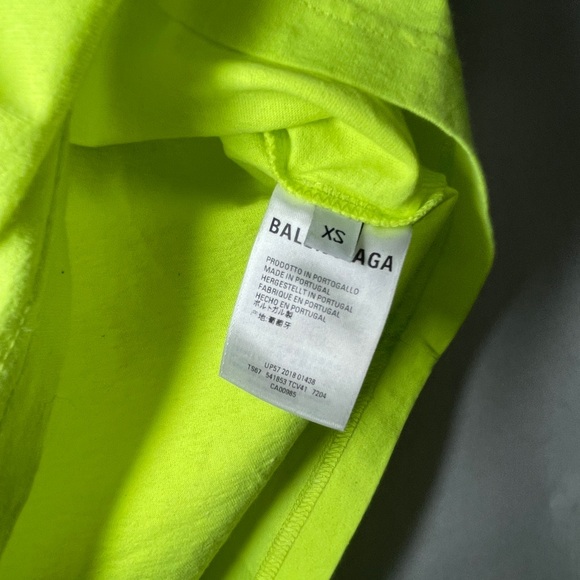 Balenciaga Fluorescent Logo Tee (New) - Picture 3 of 8